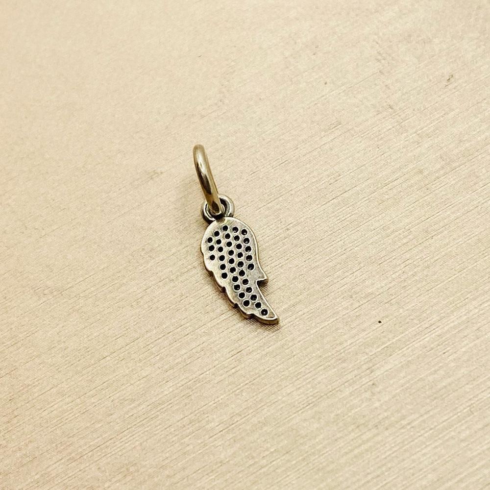 EUC Pandora 791352CZ Sterling Silver Symbol of Guidance Angel Wing Dangle Charm - Picture 4 of 6